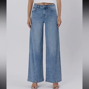 VERVET BY FLYING MONKEY Light Blue Flare Jeans